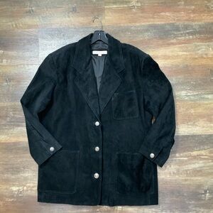 Bay Boulevard men’s suede, leather blazer size medium